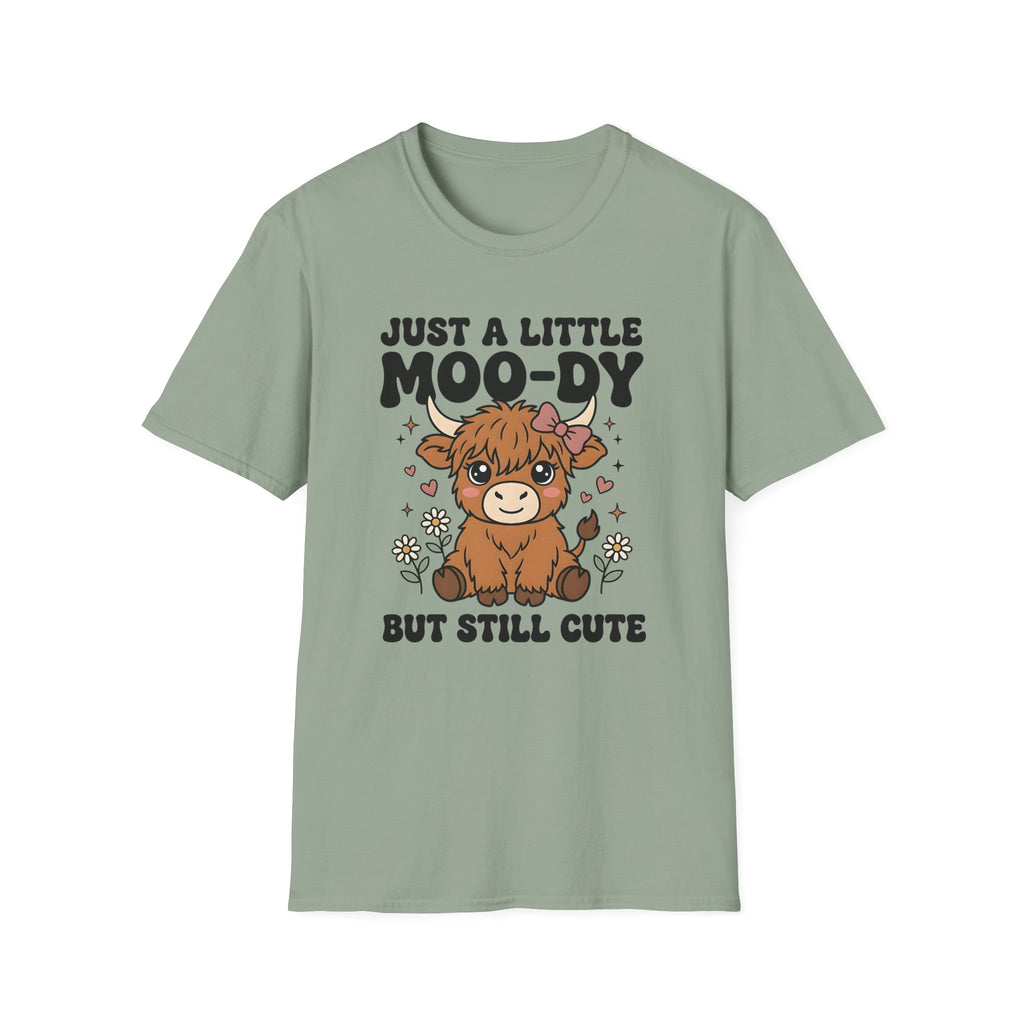 Moody Highland Cow T-Shirt