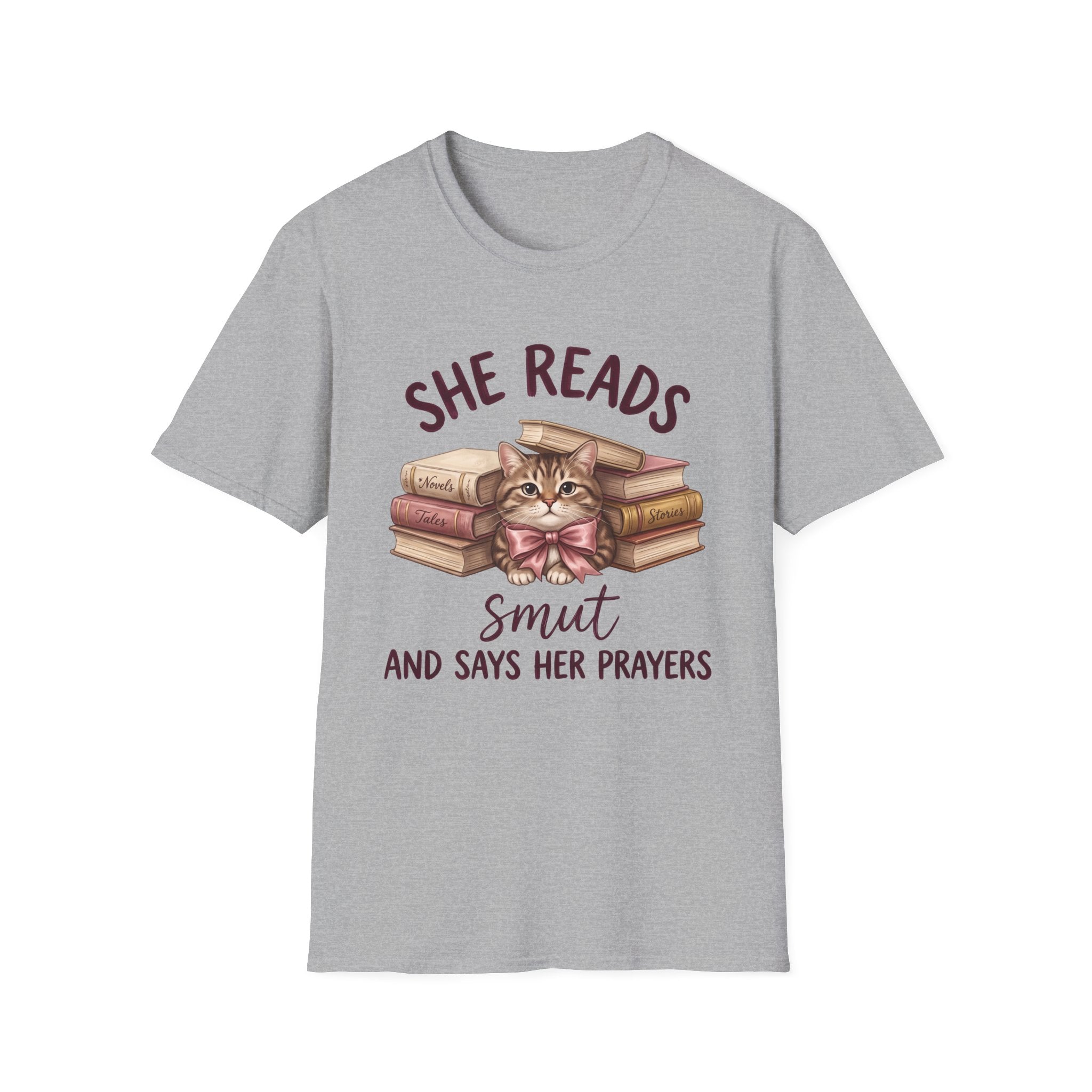 Reads Smut Cat T-Shirt