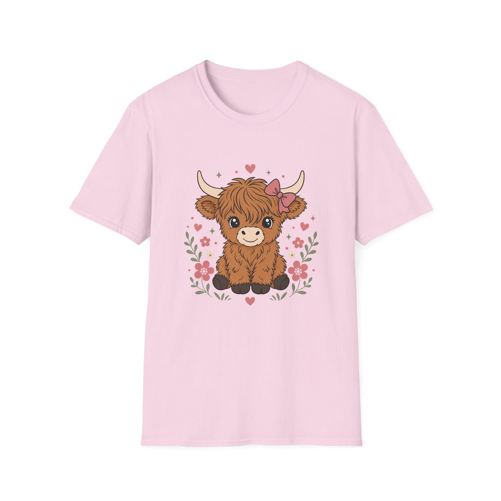 Baby Brown Highland Cow T-Shirt