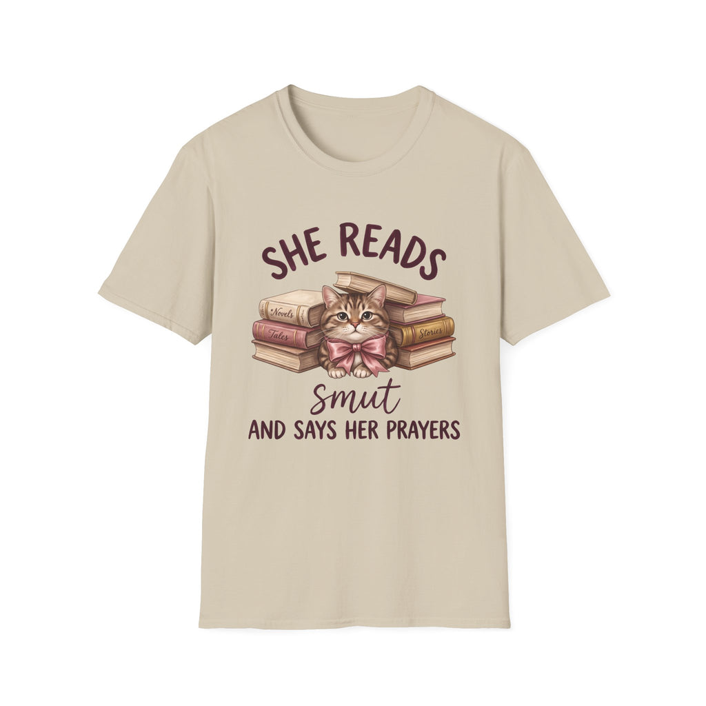 Reads Smut Cat T-Shirt