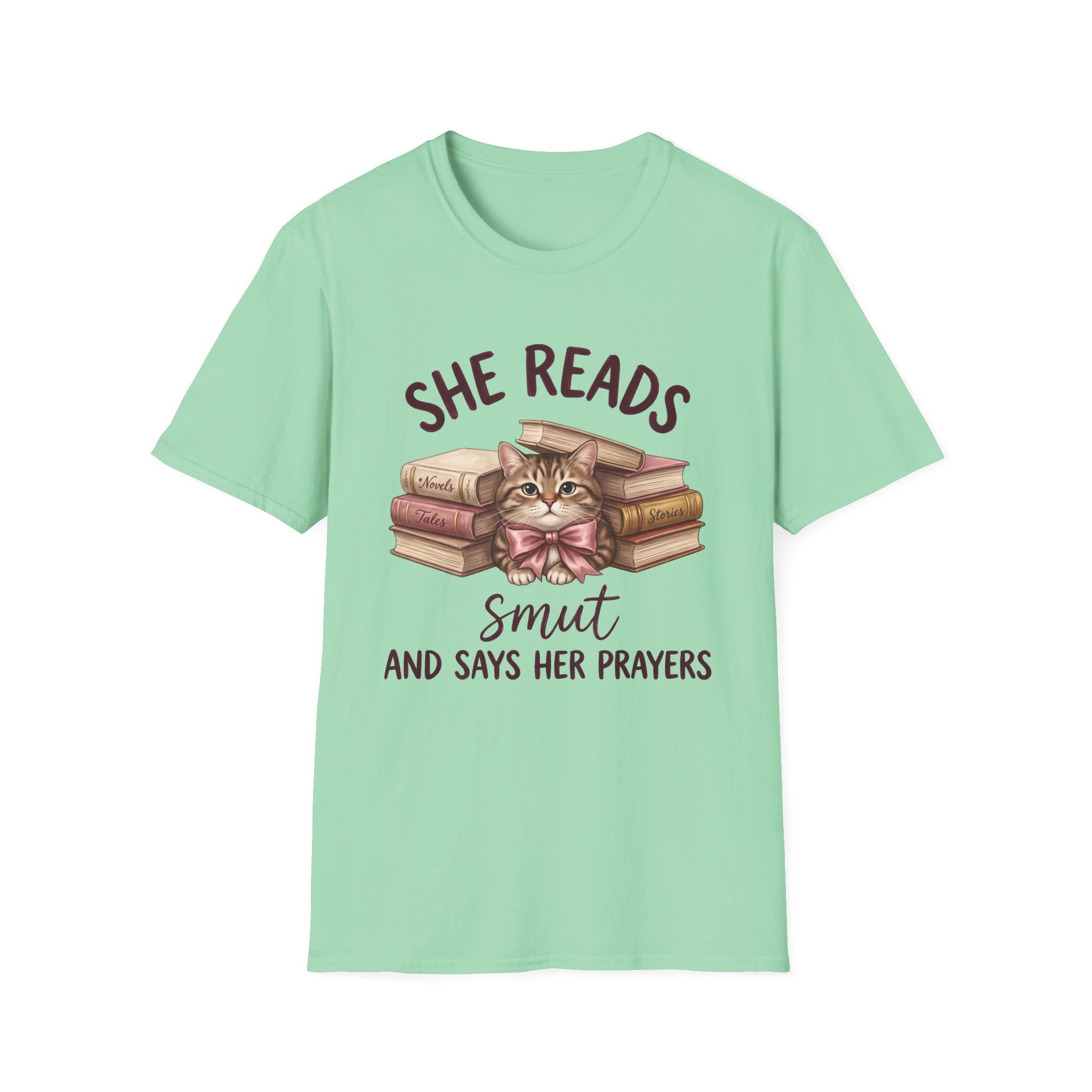 Reads Smut Cat T-Shirt