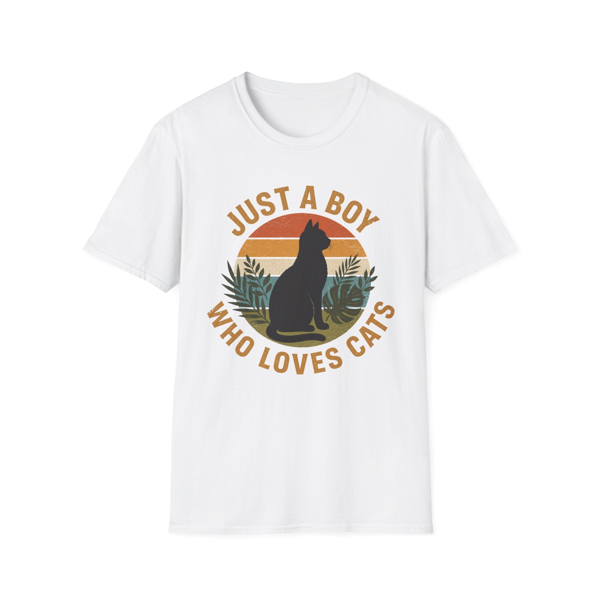 Boy Loves Cat T-Shirt