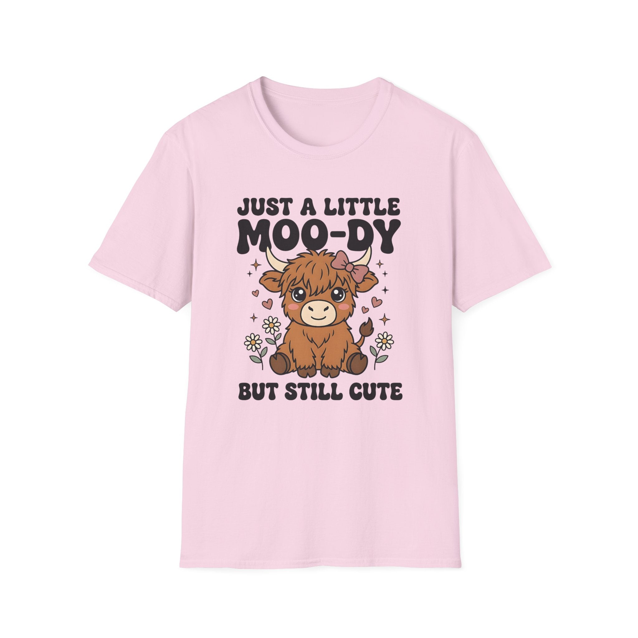 Moody Highland Cow T-Shirt