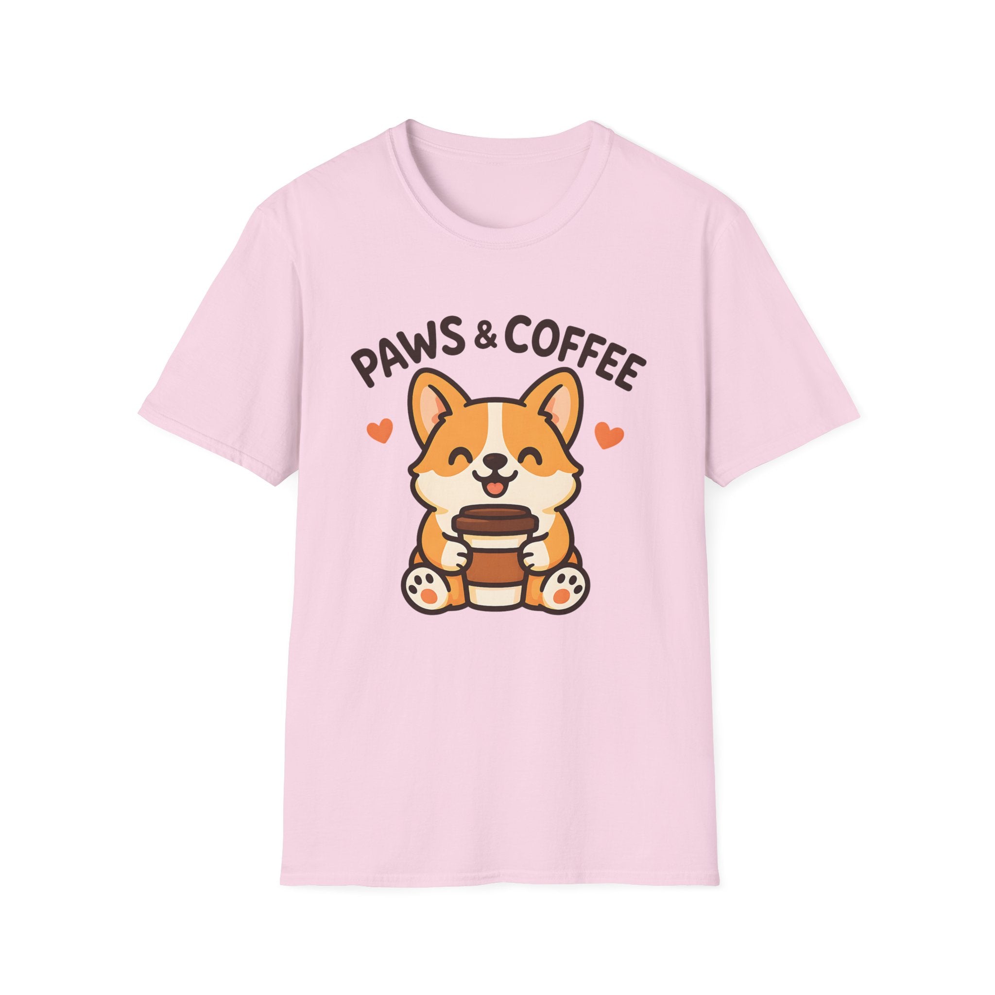Paws Coffee Dog T-Shirt