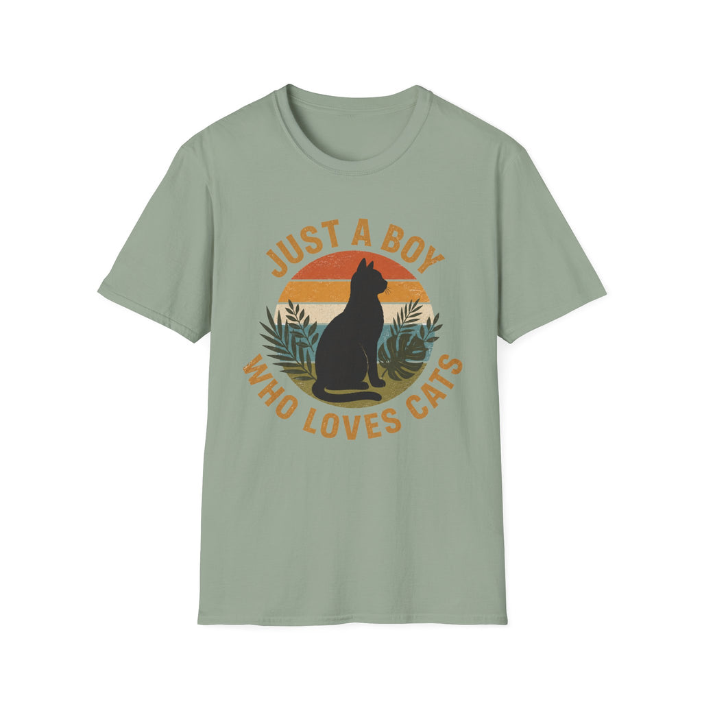 Boy Loves Cat T-Shirt