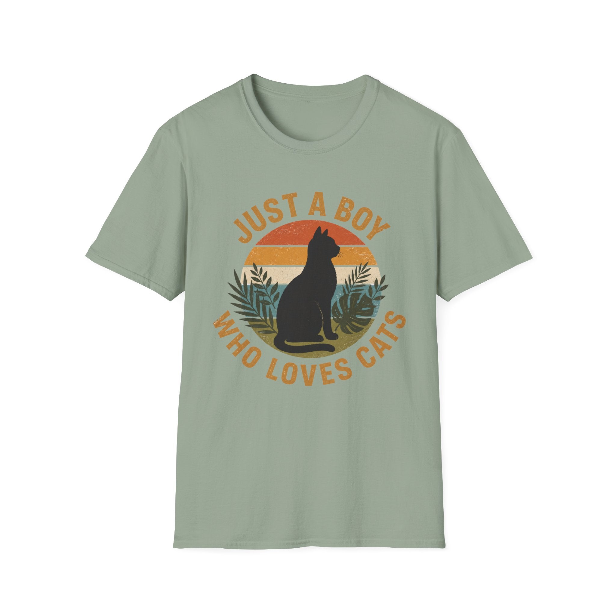 Boy Loves Cat T-Shirt