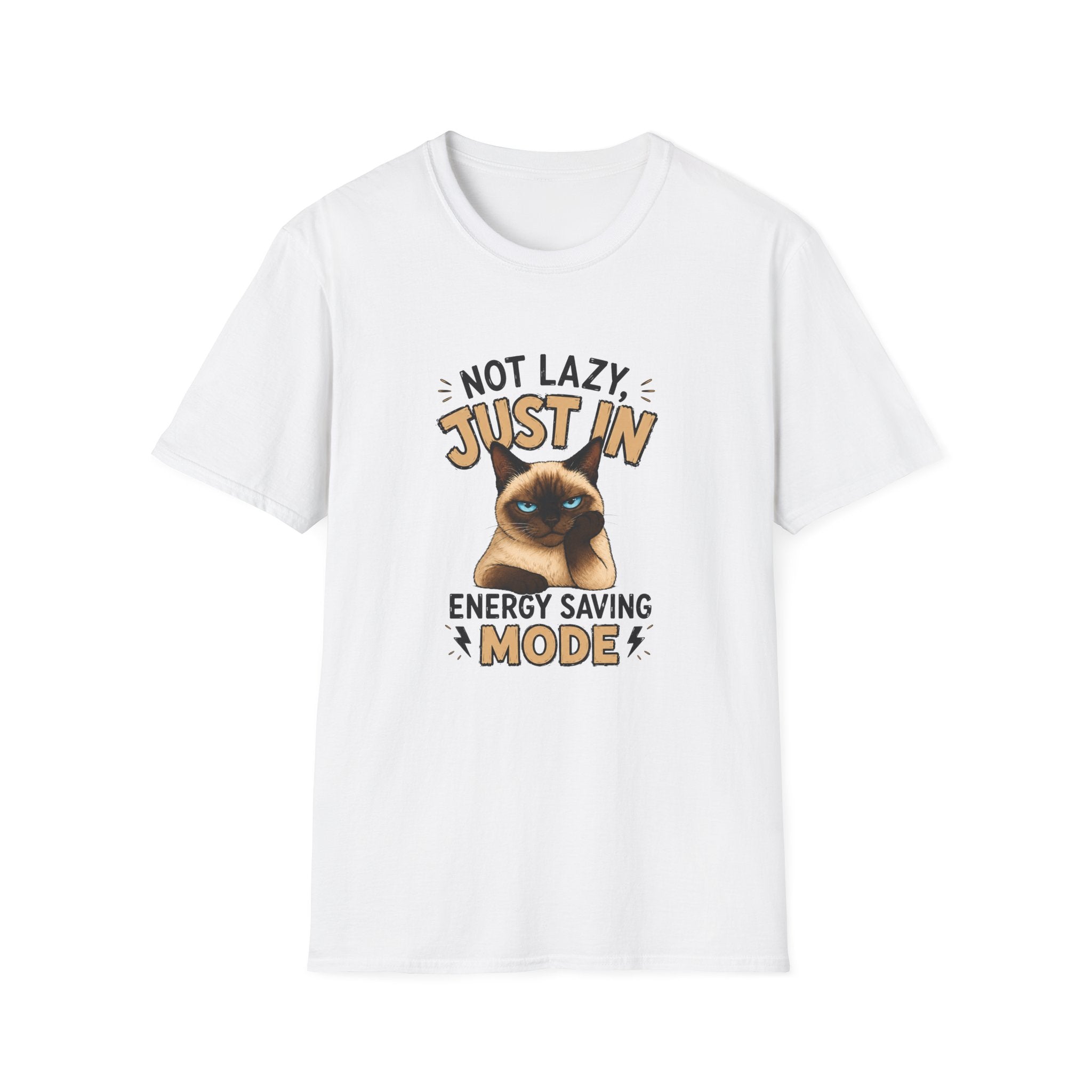 Not Lazy Cat T-Shirt