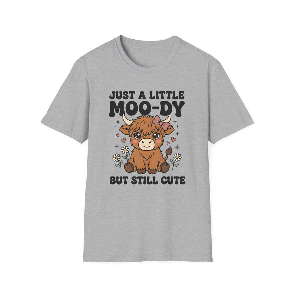 Moody Highland Cow T-Shirt