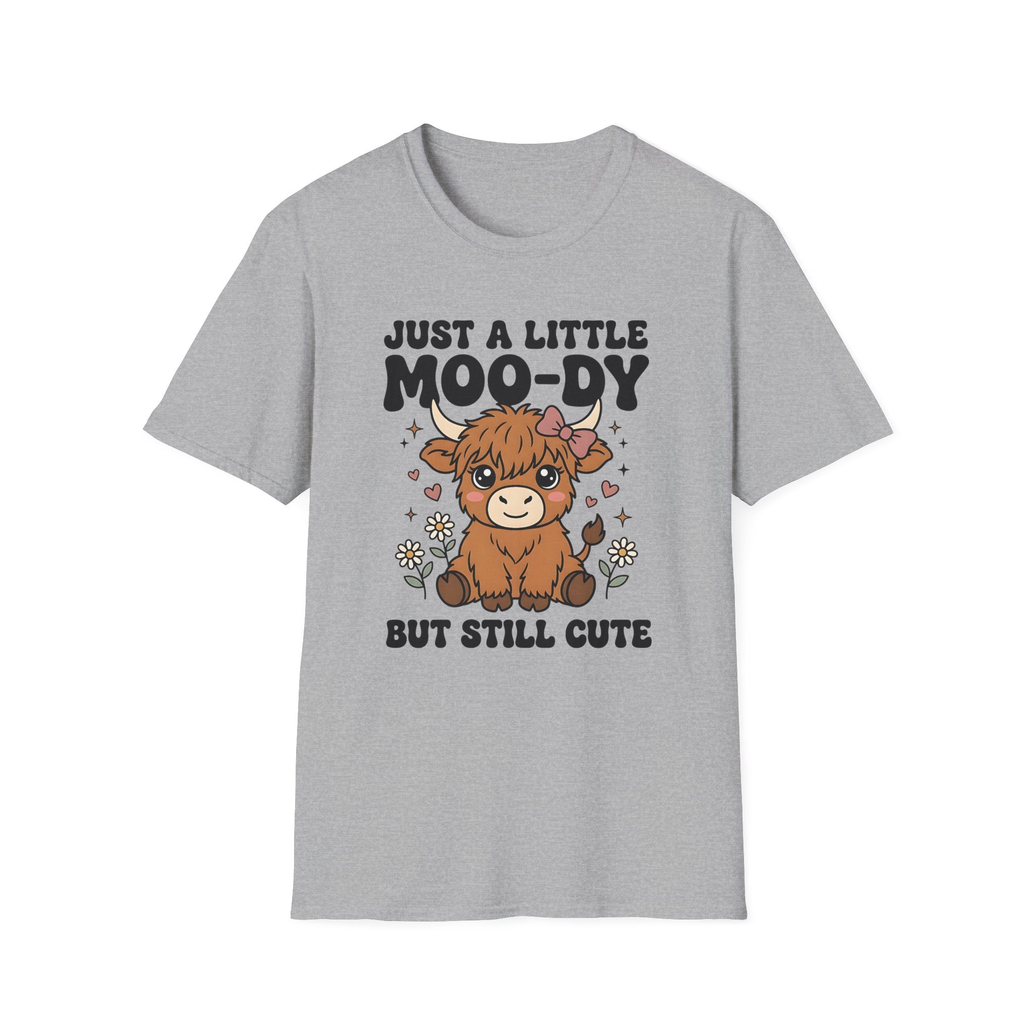 Moody Highland Cow T-Shirt