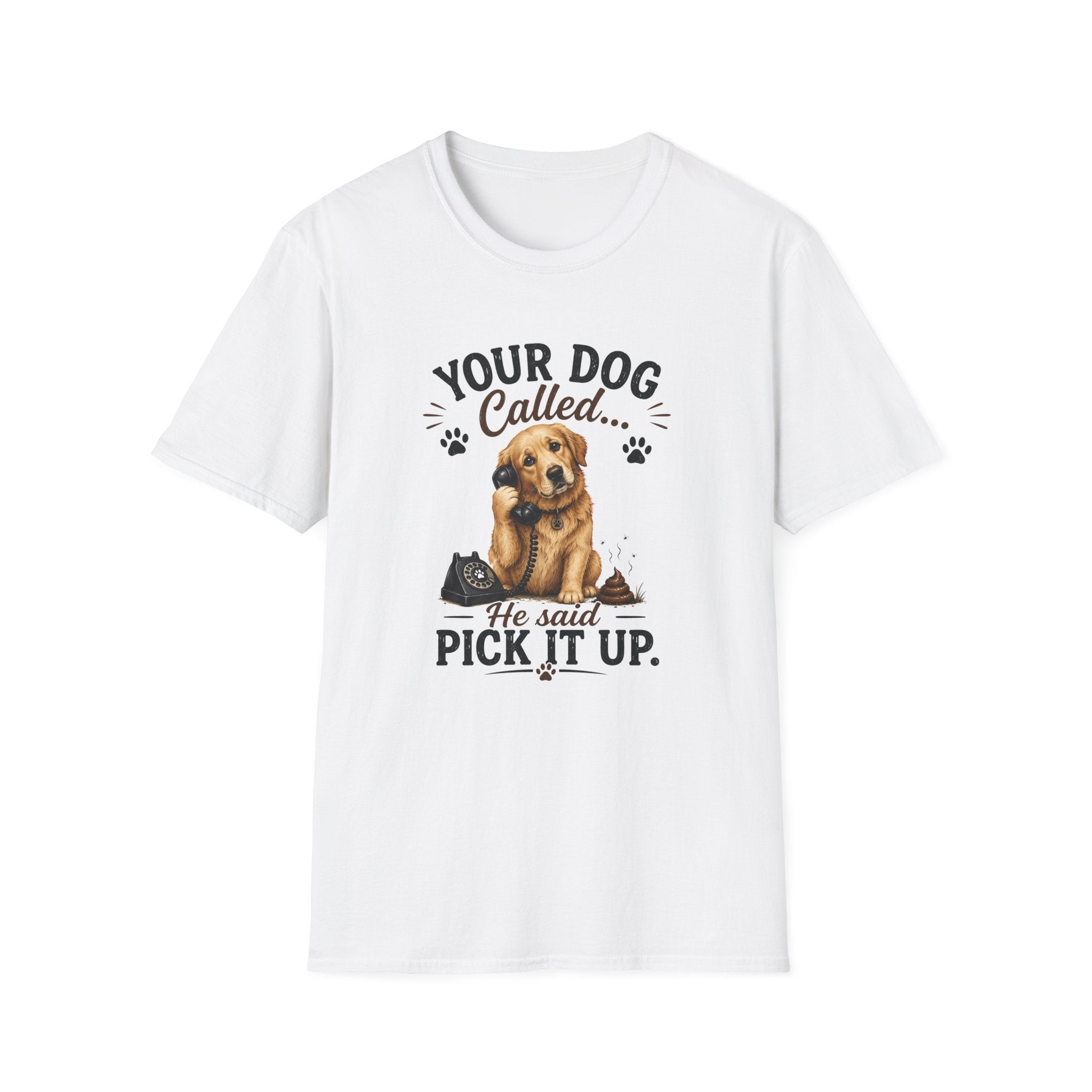 Pick Up Poop Dog T-Shirt