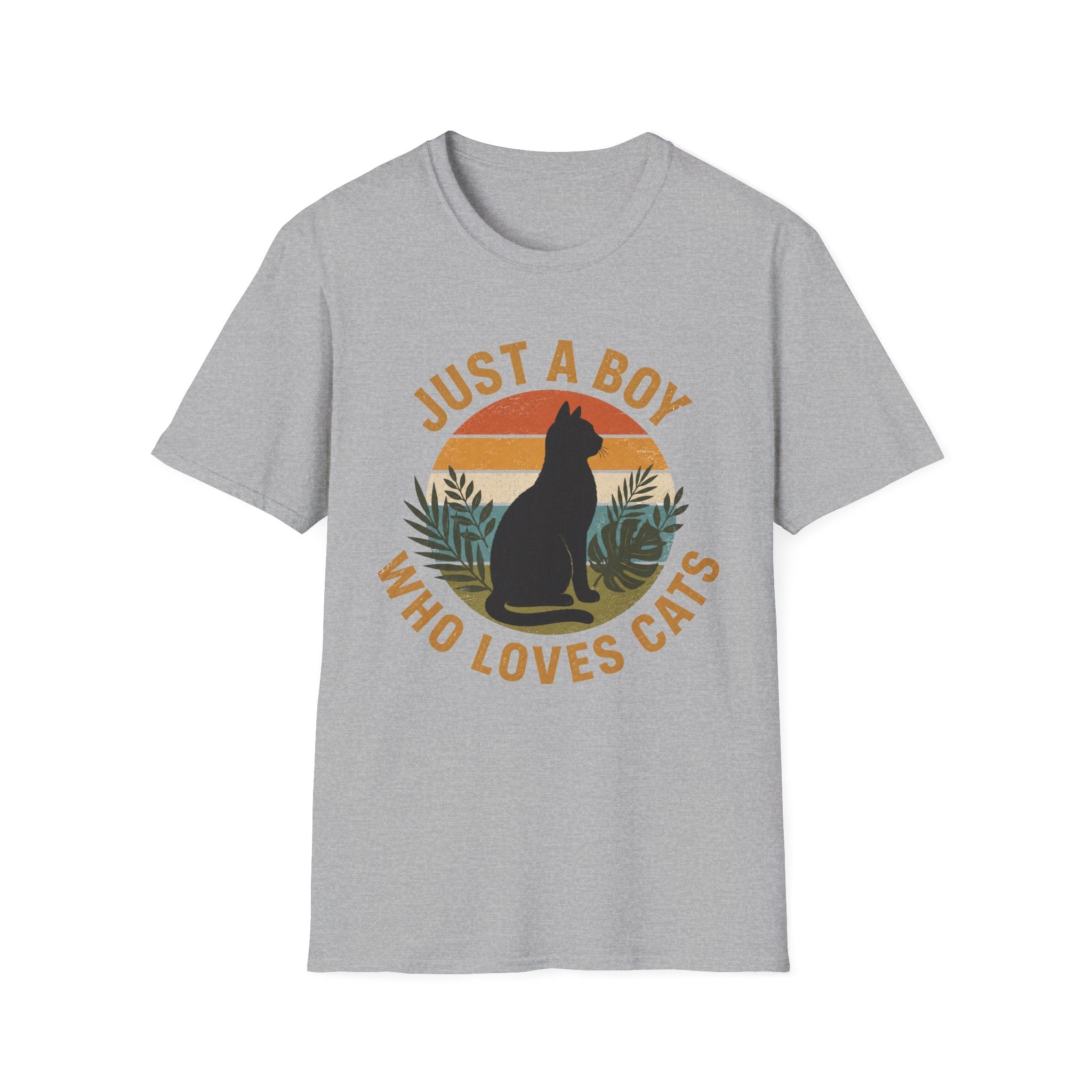 Boy Loves Cat T-Shirt