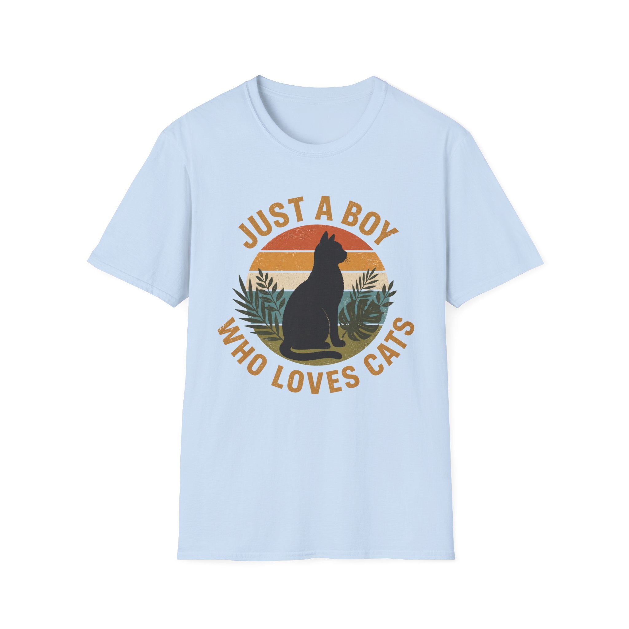 Boy Loves Cat T-Shirt