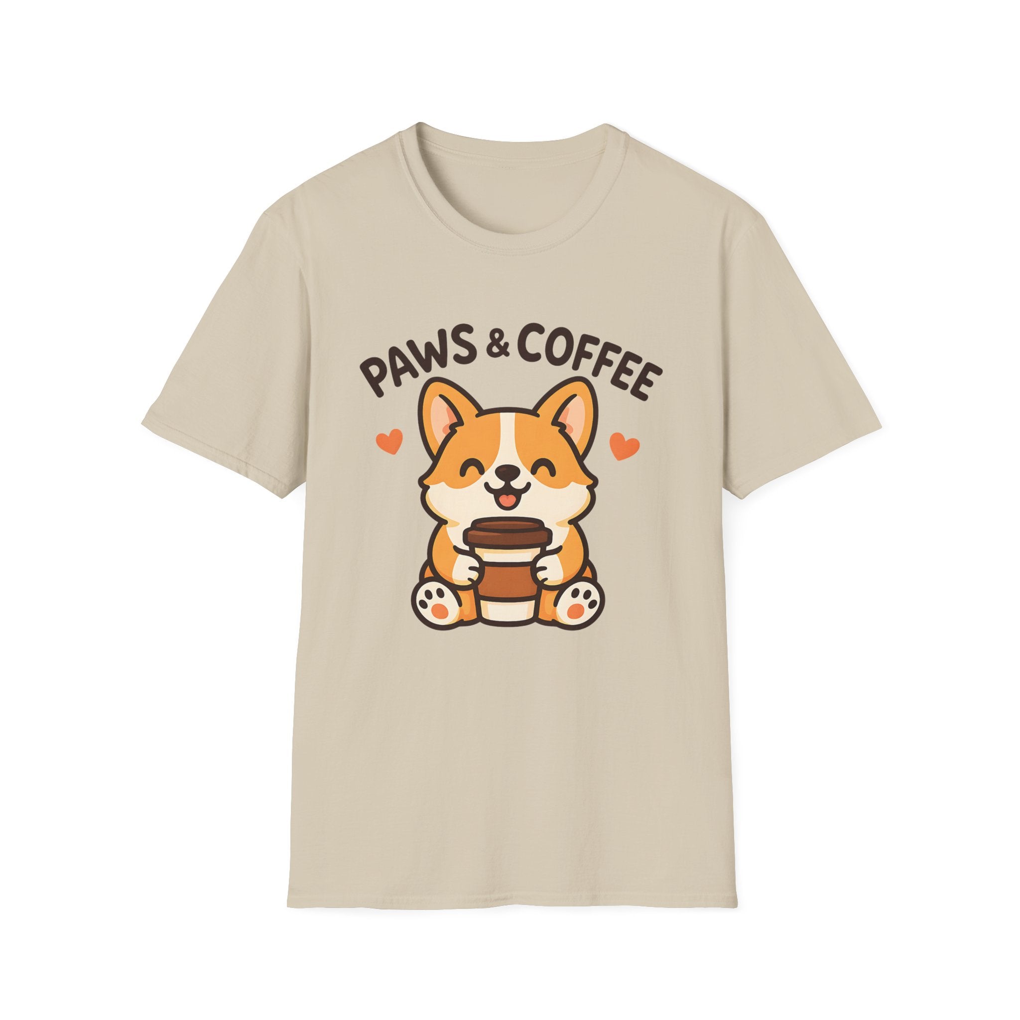 Paws Coffee Dog T-Shirt