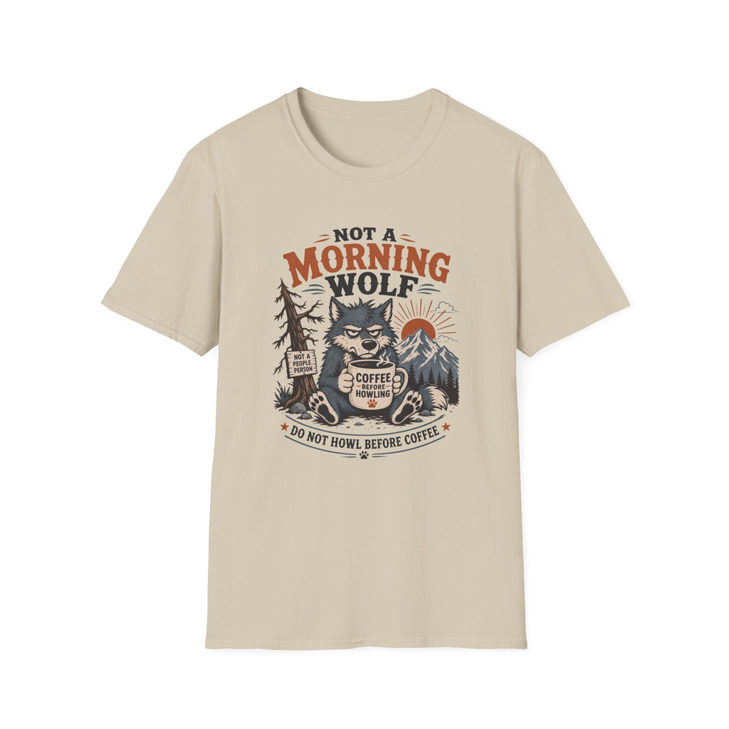 Not Morning Wolf T-Shirt