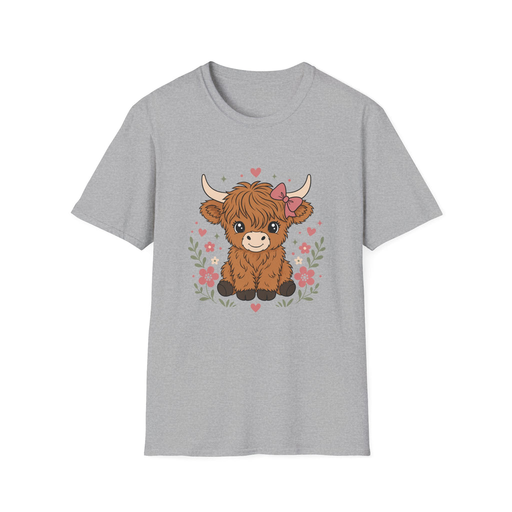 Baby Brown Highland Cow T-Shirt
