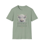 Unmotivated Highland Cow T-Shirt