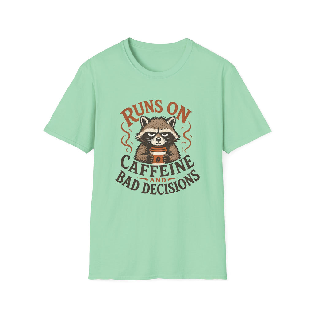 Caffeine Raccoon T-Shirt