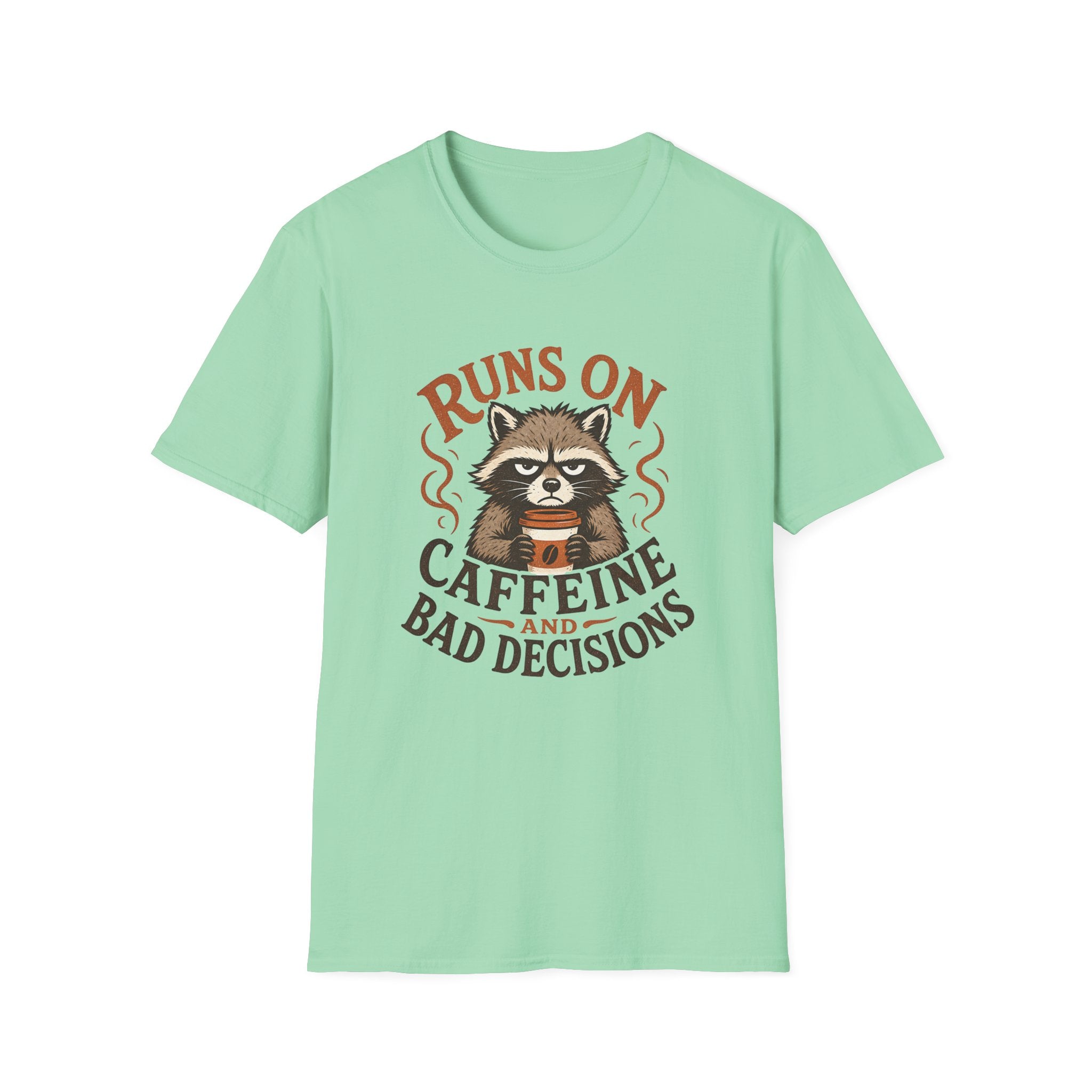 Caffeine Raccoon T-Shirt