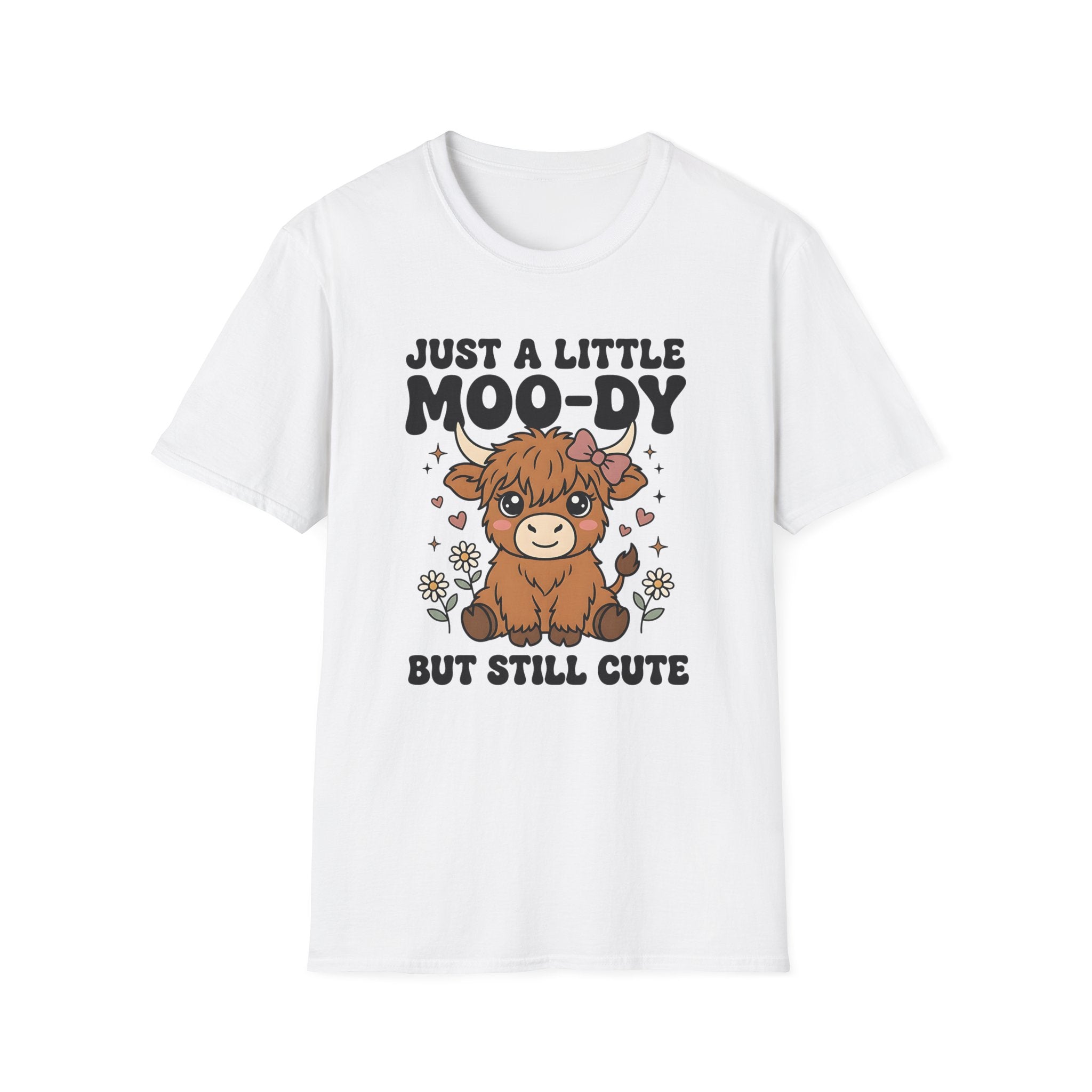 Moody Highland Cow T-Shirt