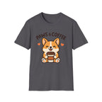Paws Coffee Dog T-Shirt