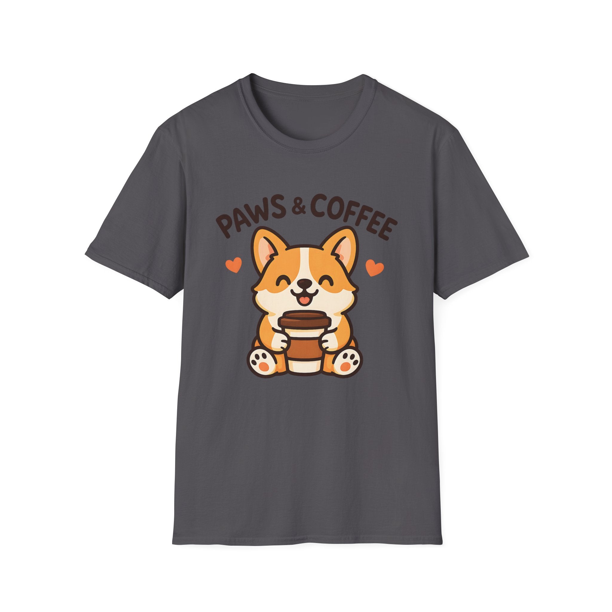 Paws Coffee Dog T-Shirt