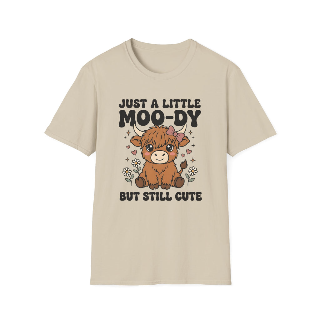 Moody Highland Cow T-Shirt