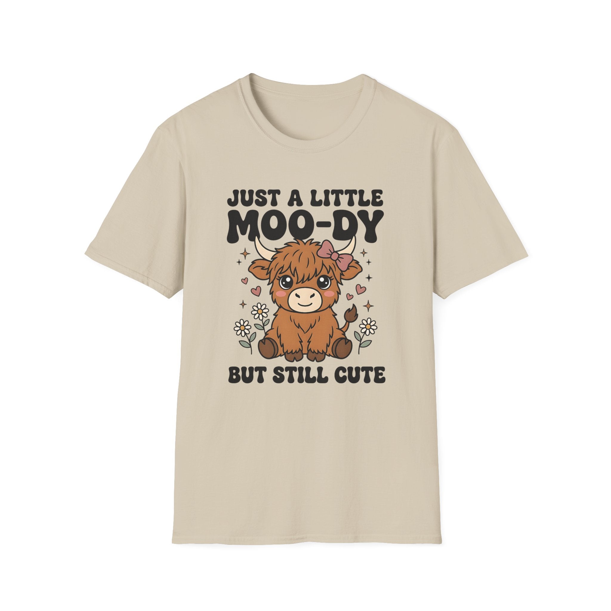 Moody Highland Cow T-Shirt