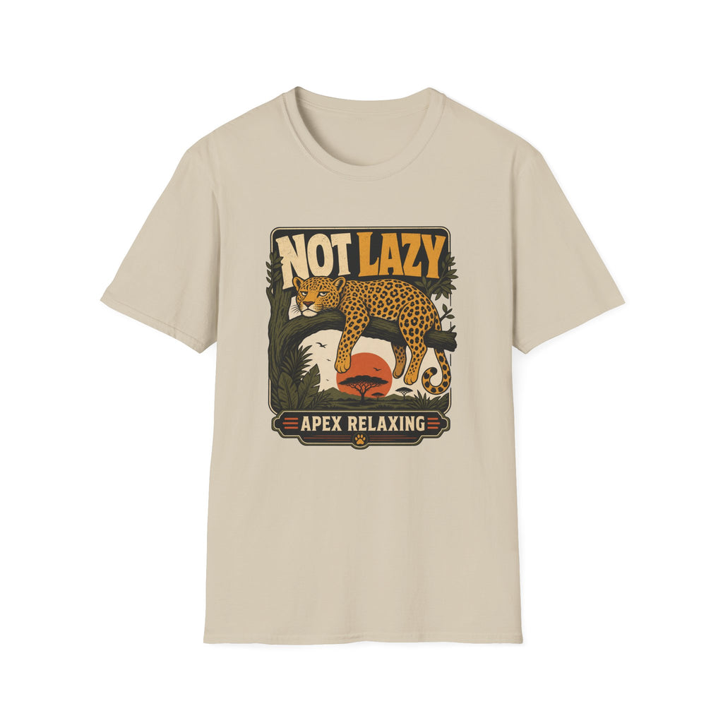 Not Lazy Leopard T-Shirt