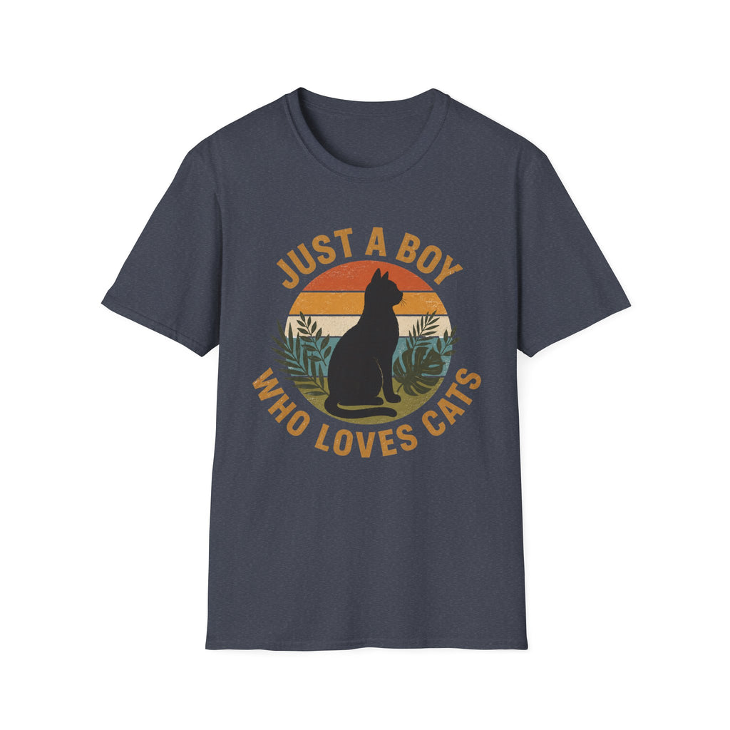 Boy Loves Cat T-Shirt