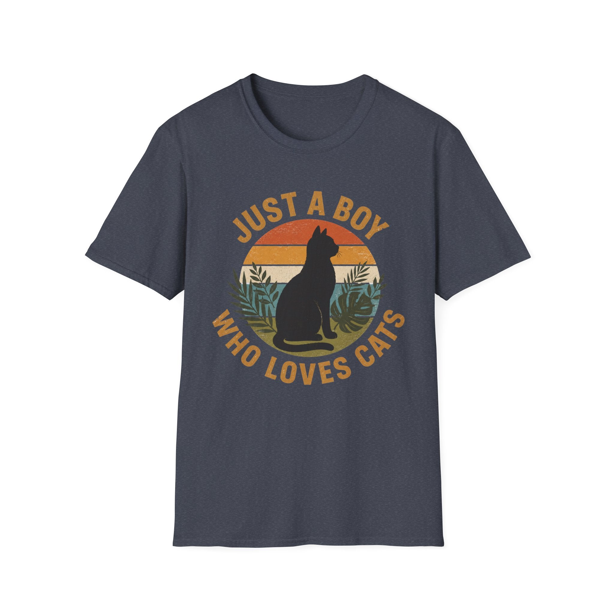 Boy Loves Cat T-Shirt