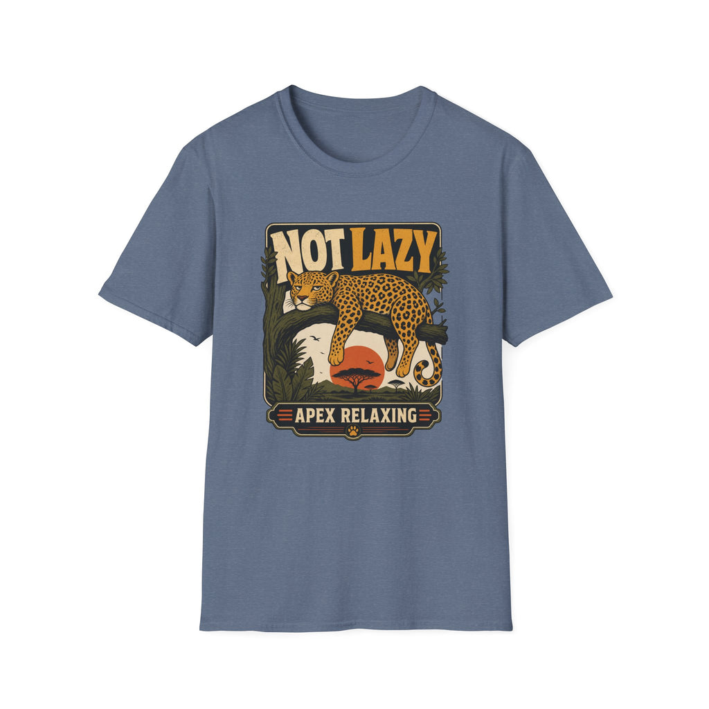 Not Lazy Leopard T-Shirt