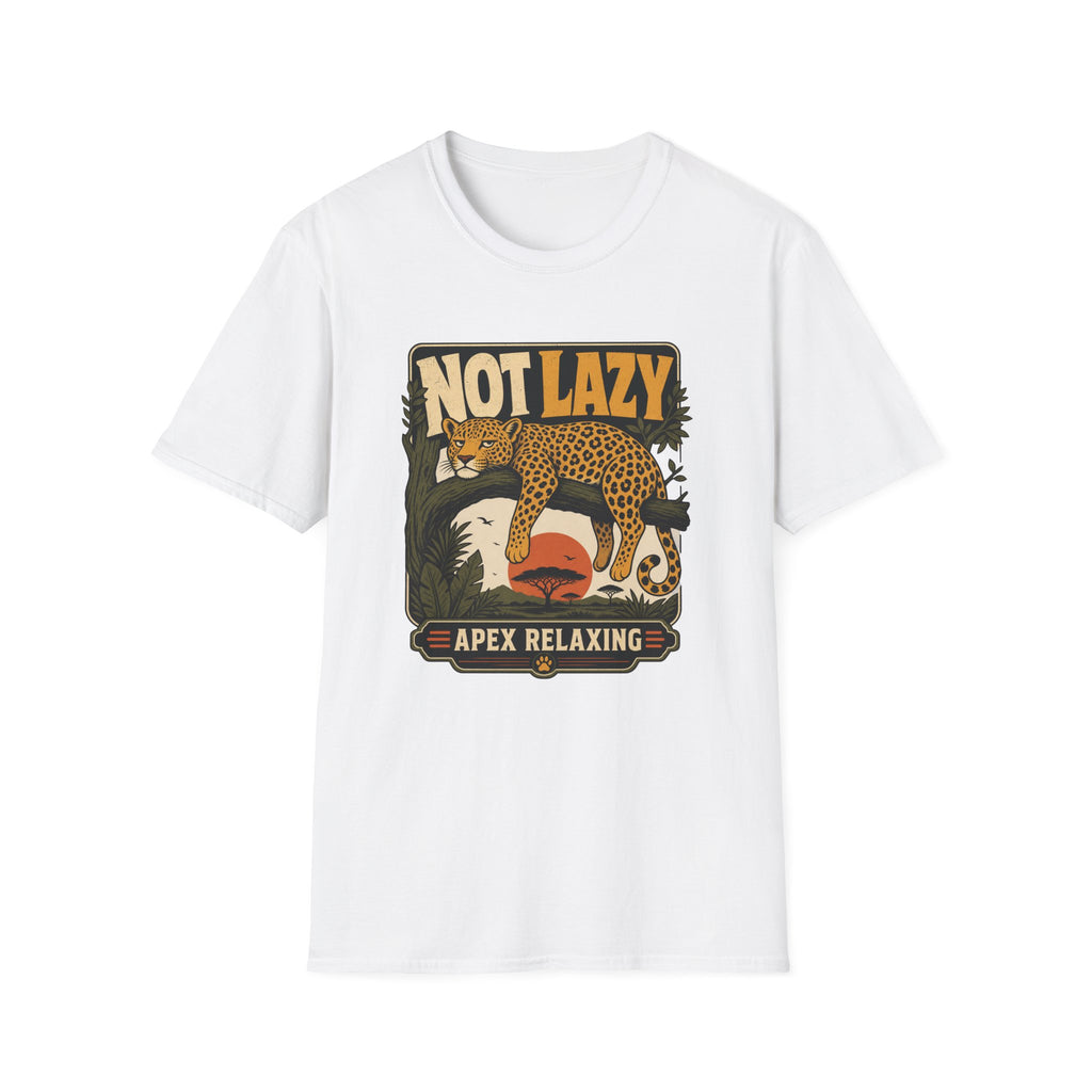 Not Lazy Leopard T-Shirt
