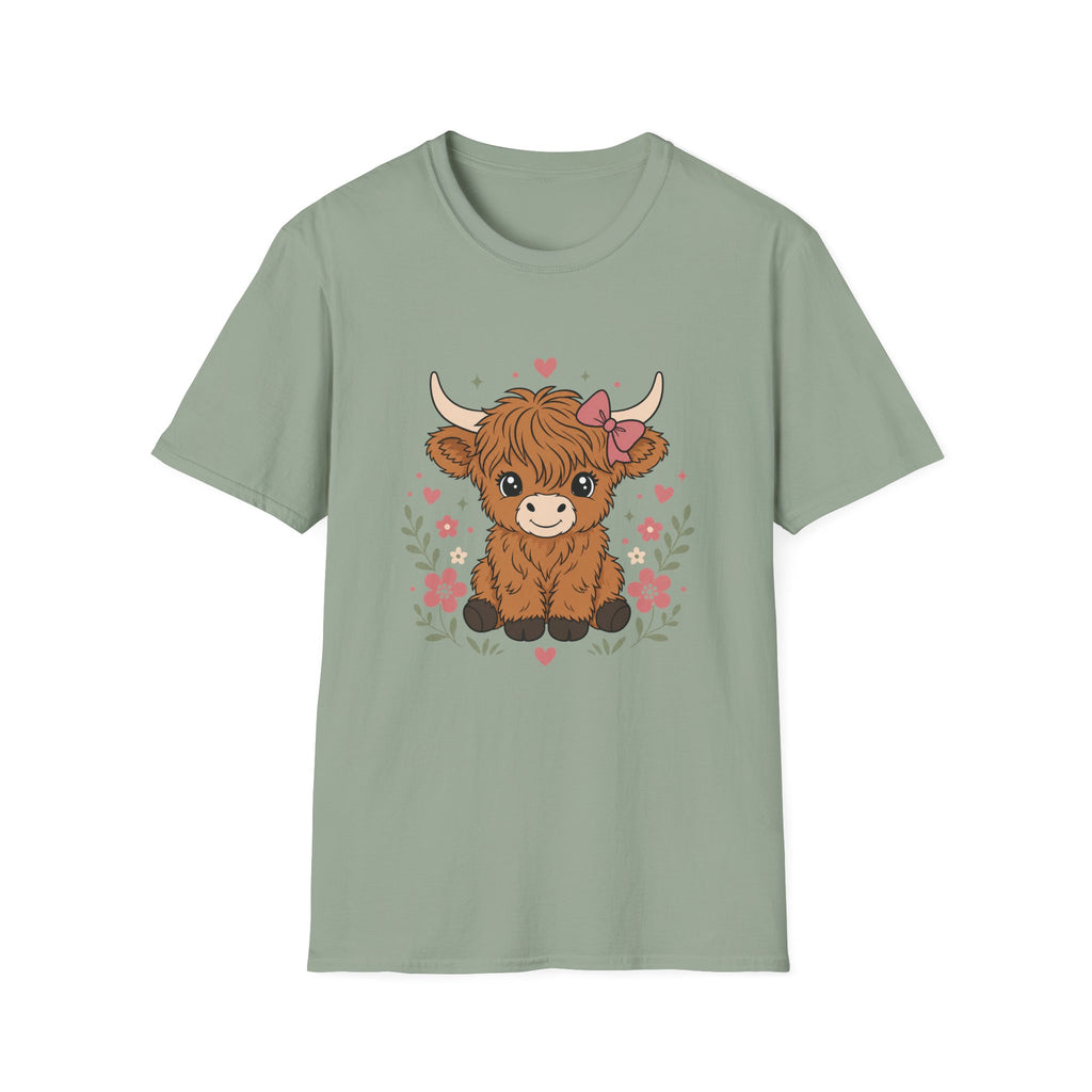Baby Brown Highland Cow T-Shirt