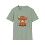 Baby Brown Highland Cow T-Shirt