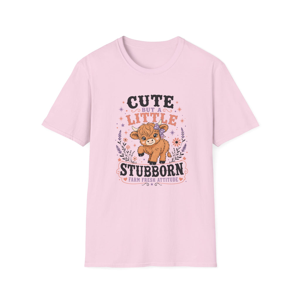 Stubborn Highland Cow T-Shirt