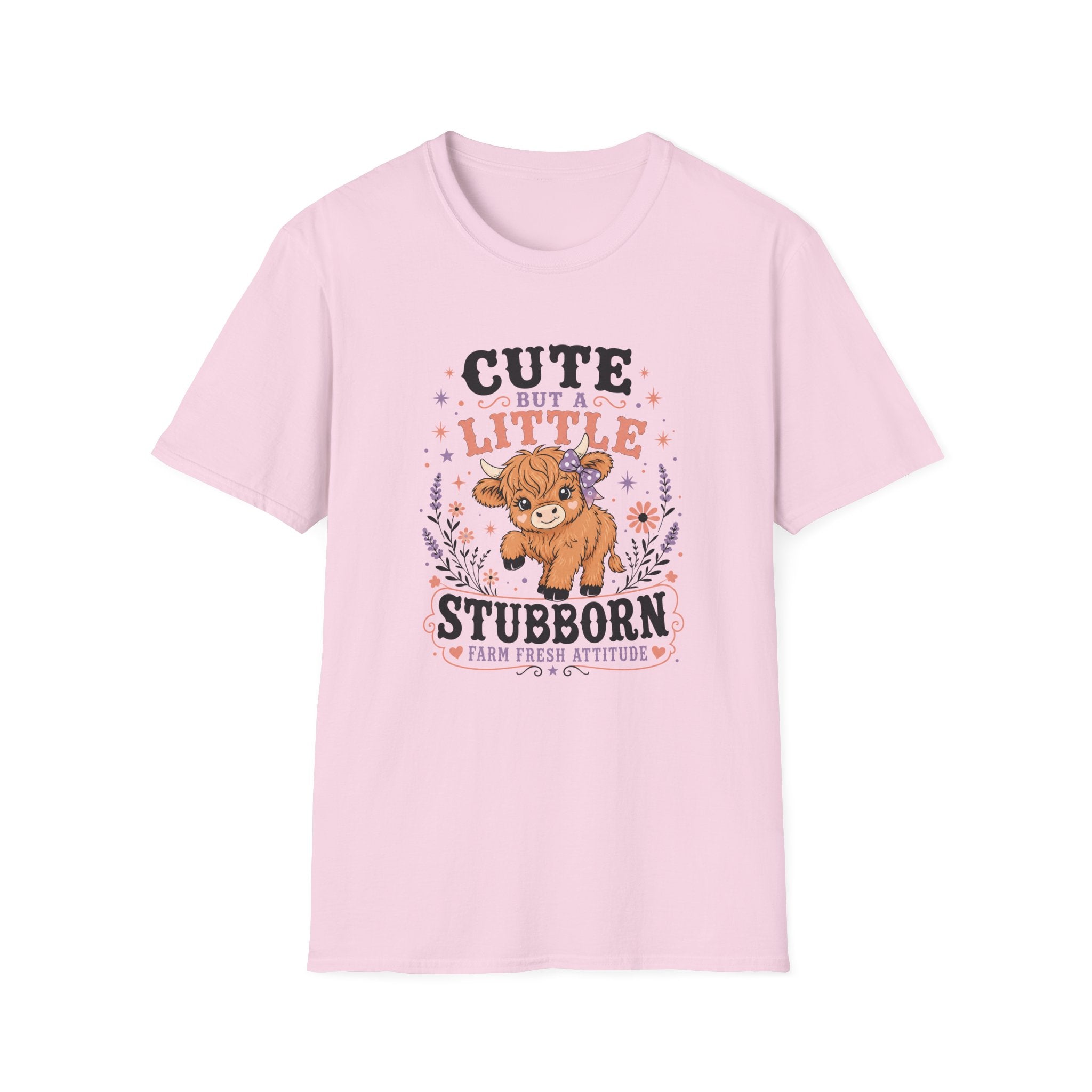 Stubborn Highland Cow T-Shirt