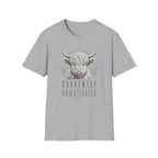 Unmotivated Highland Cow T-Shirt