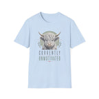 Unmotivated Highland Cow T-Shirt