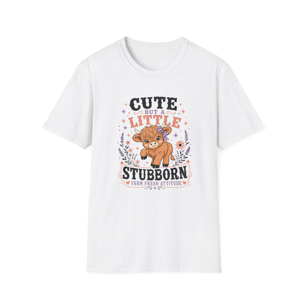 Stubborn Highland Cow T-Shirt